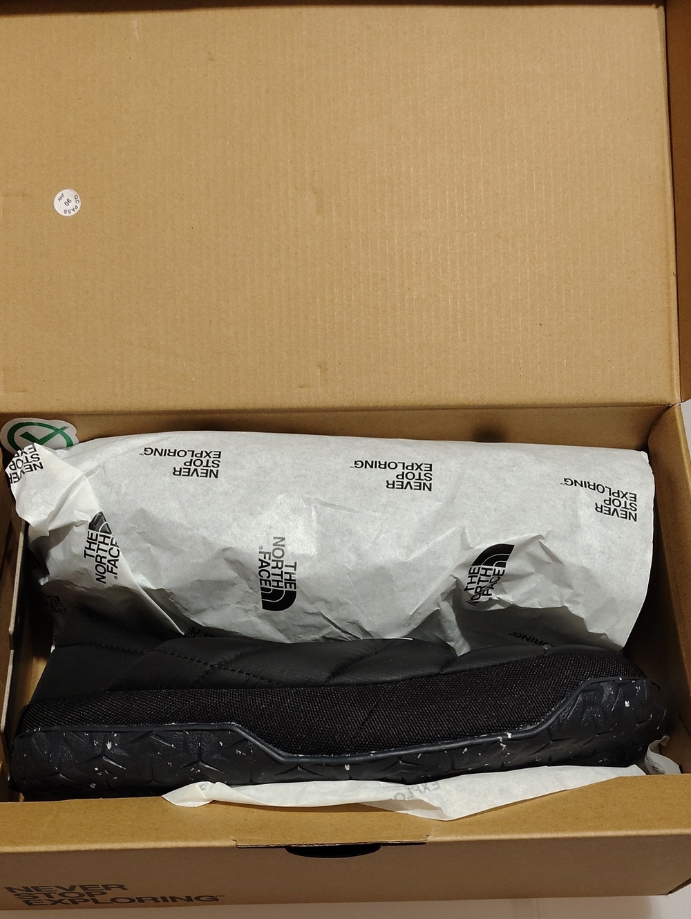 New In Box The North Face Nuptse Mule Slip On Shoes Insulated Down 550 Fill DWR